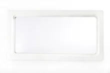 (2032) PLAST 640 X 336 MM z BELIM okvirjem, vijak (+41,10 €)